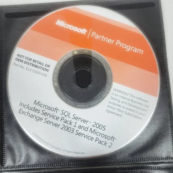 Microsoft Partner Program 6 Discs Microsoft Server 2005 Various Programs No Keys - Picture 3 of 8